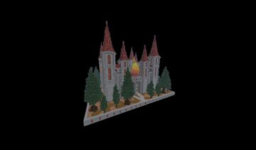 Flame Castle Spawn by GalaxyBuilds
